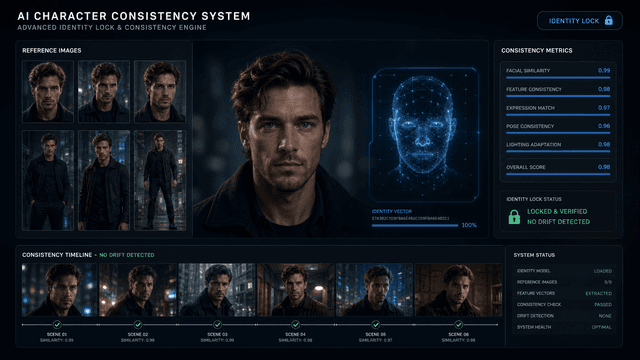 Consistent Characters With Up to 9 Reference Images