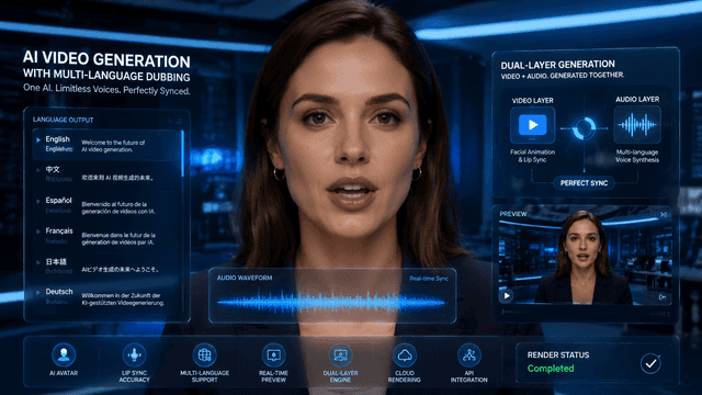 Native Audio and Multilingual Lip-Sync