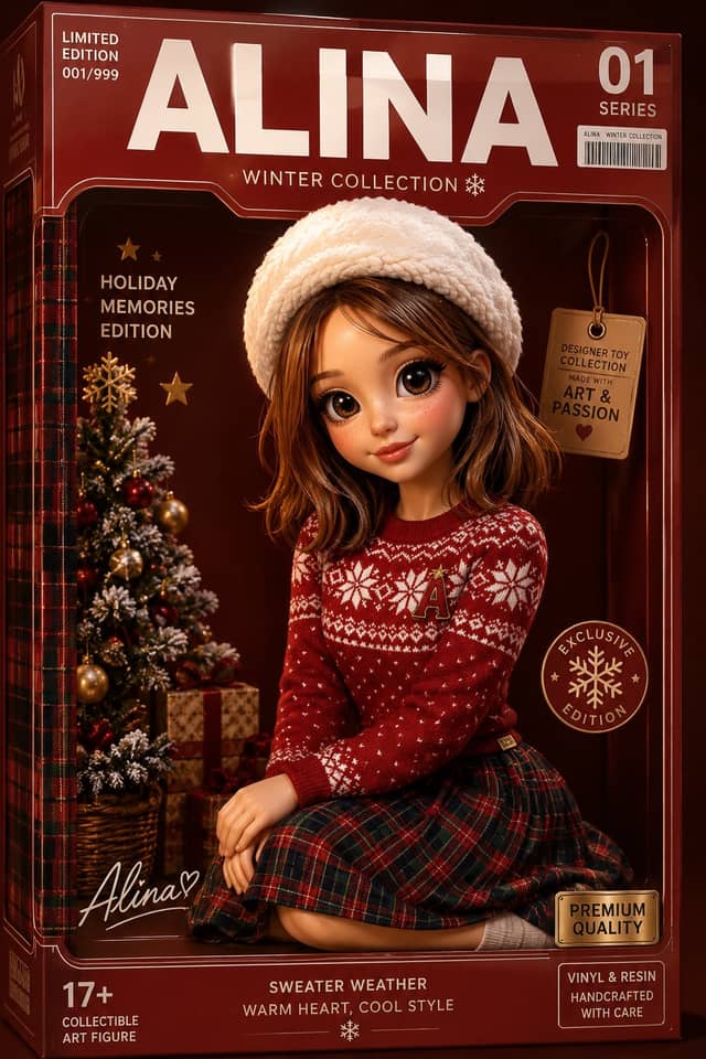Luxury Designer Art-Toy Collectible Portrait