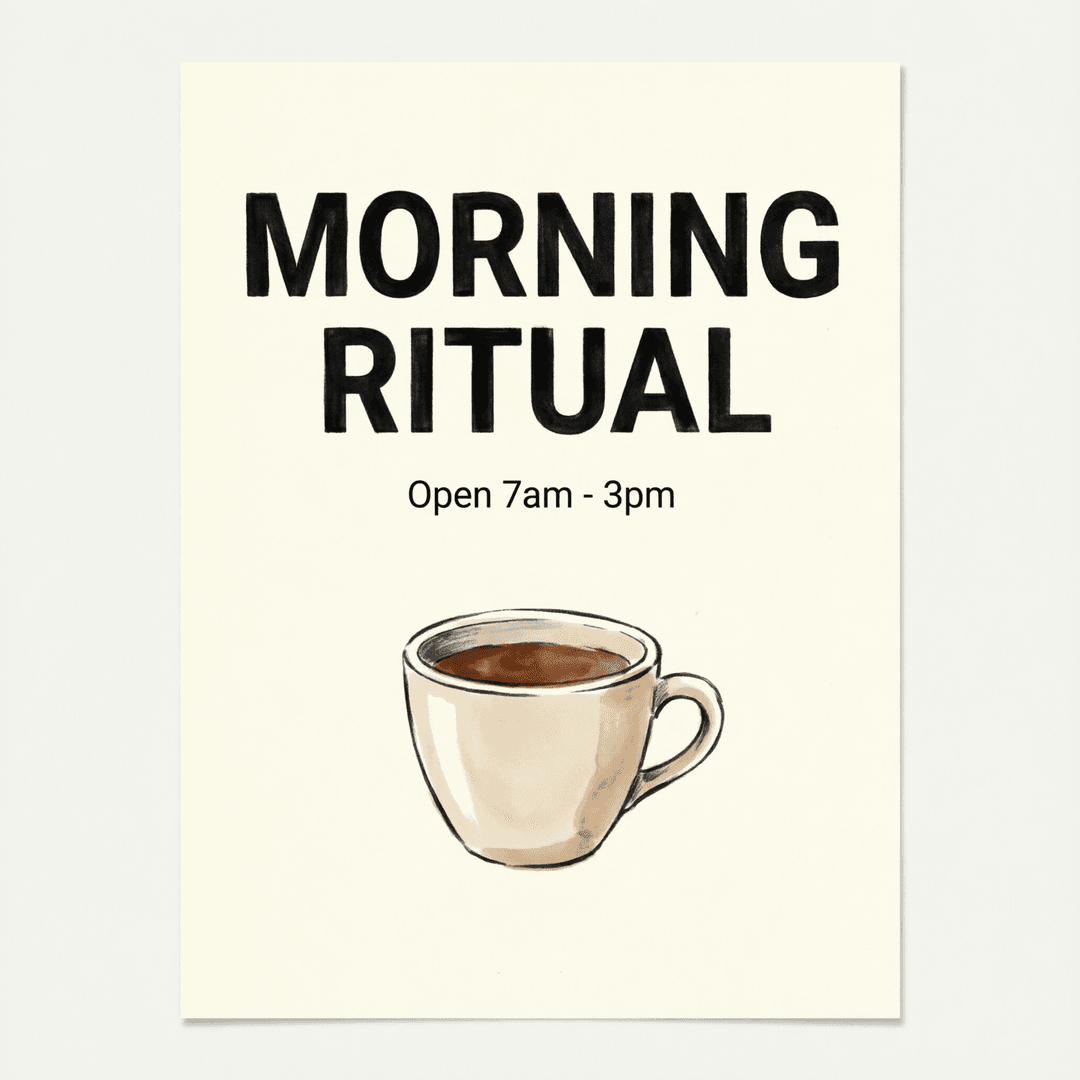 Qwen2 — poster text-rendering test